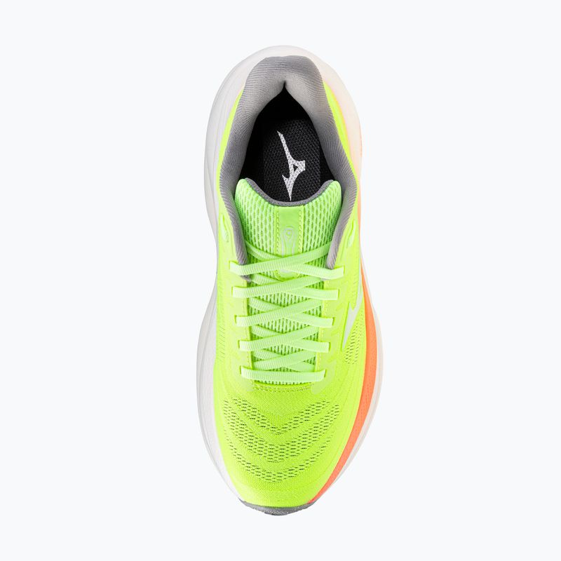 Scarpe da corsa donna Mizuno Wave Sky 9 lime pulp/white/flamingo coral 5