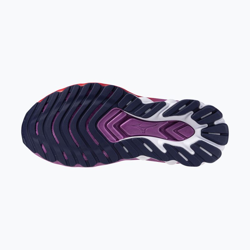 Scarpe da corsa donna Mizuno Wave Skyrise 7 rhodonite/white/tomato puree 4