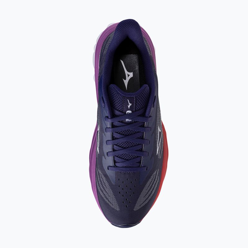 Scarpe da corsa donna Mizuno Wave Skyrise 7 rhodonite/white/tomato puree 5