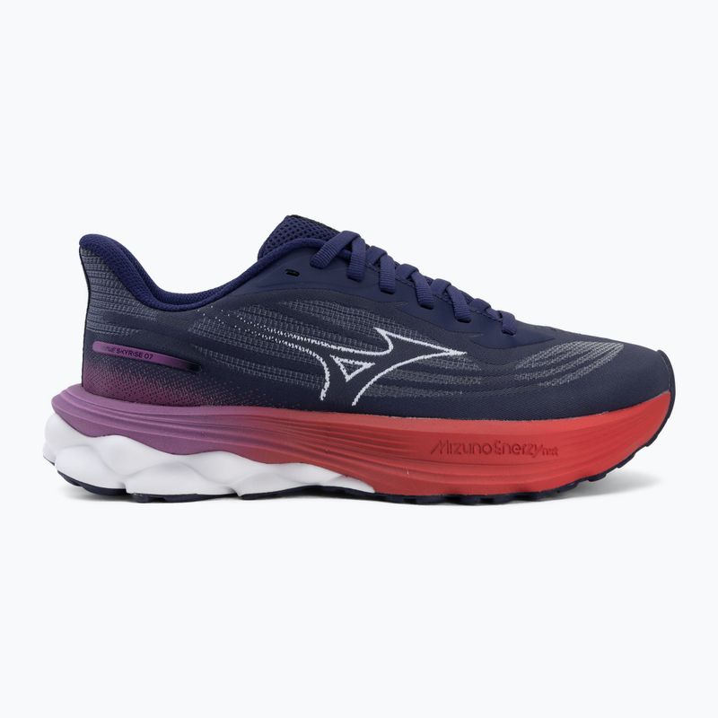 Scarpe da corsa donna Mizuno Wave Skyrise 7 rhodonite/white/tomato puree 2