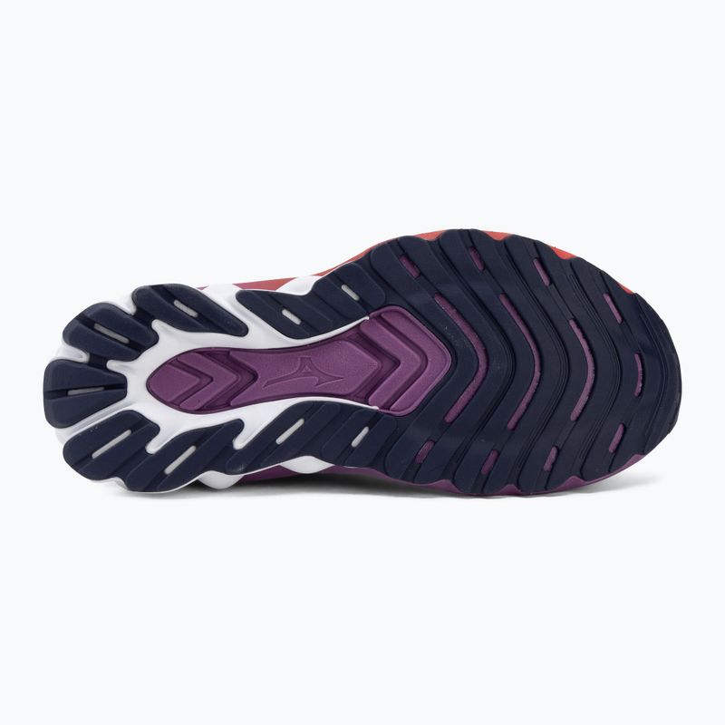 Scarpe da corsa donna Mizuno Wave Skyrise 7 rhodonite/white/tomato puree 4