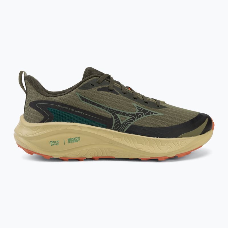 Scarpe da corsa uomo Mizuno Neo Lumina martini olive/forest night/ginger 2