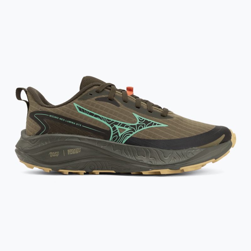 Scarpe da corsa donna Mizuno Neo Lumina Gtx martini olive/mentholated/forest night 2