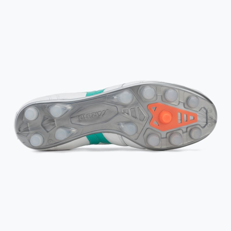 Scarpe da calcio Mizuno Morelia II Japan FG white/arcadia/lava orange 4