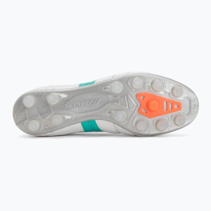 Scarpe da calcio Mizuno Morelia II Elite FG white/arcadia/lava orange 4