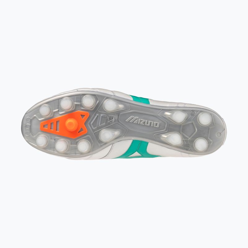 Scarpe da calcio Mizuno Morelia II Elite FG white/arcadia/lava orange 4