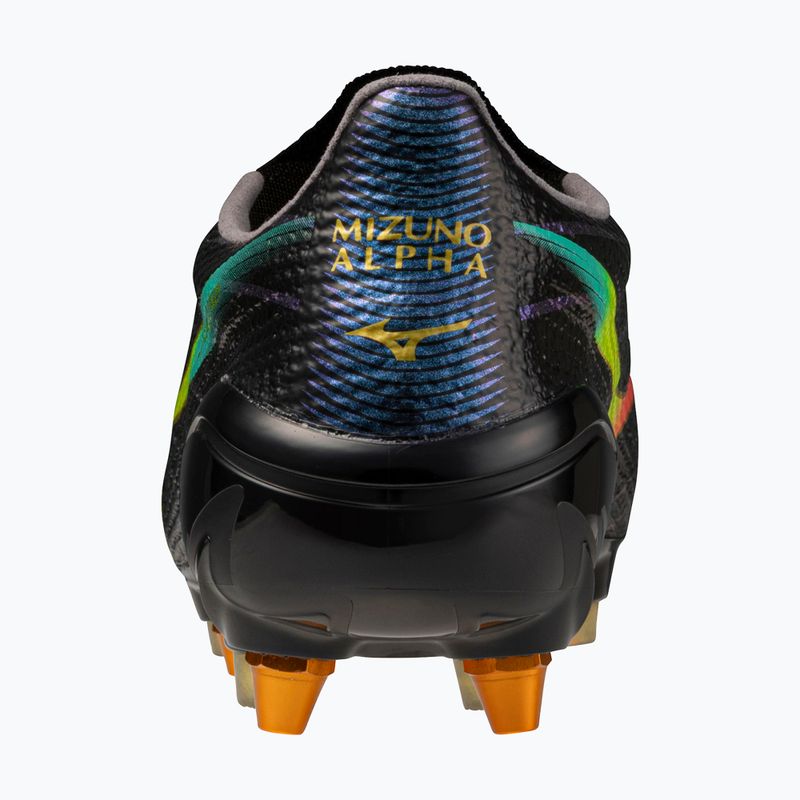 Scarpe da calcio Mizuno Alfa III Elite Mix black/lava orange/evening primrose 3