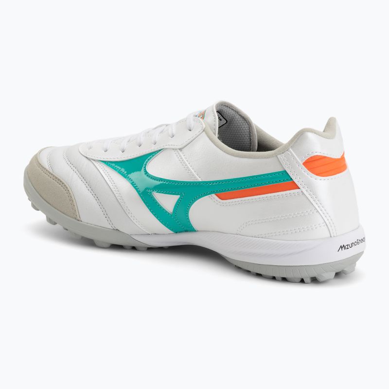 Scarpe da calcio Mizuno Morelia Sala Elite TF white/arcadia/lava orange 3