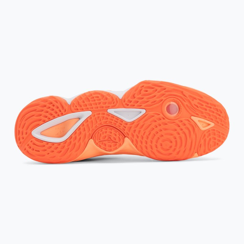 Scarpe da pallavolo Mizuno Wave Momentum Elite flamingo coral/lava orange/white 4