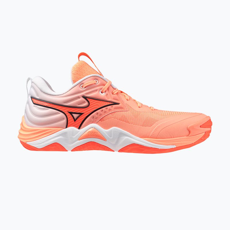 Scarpe da pallavolo Mizuno Wave Momentum Elite flamingo coral/lava orange/white