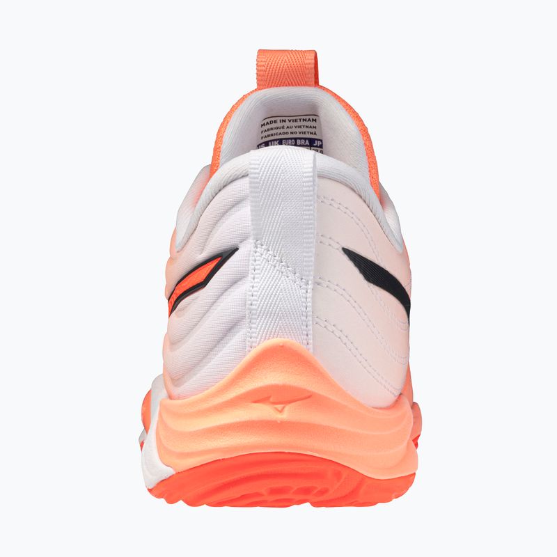 Scarpe da pallavolo Mizuno Wave Momentum Elite flamingo coral/lava orange/white 3