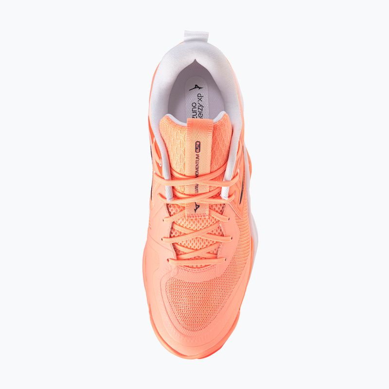 Scarpe da pallavolo Mizuno Wave Momentum Elite flamingo coral/lava orange/white 5