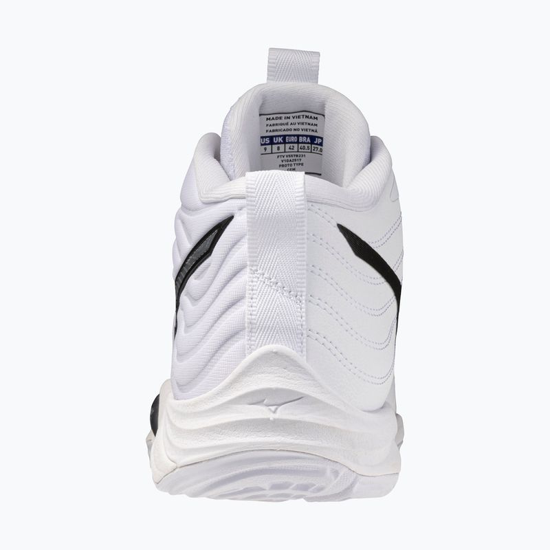 Scarpe da pallavolo Mizuno Wave Momentum Elite Mid white/metallic gray/black 3