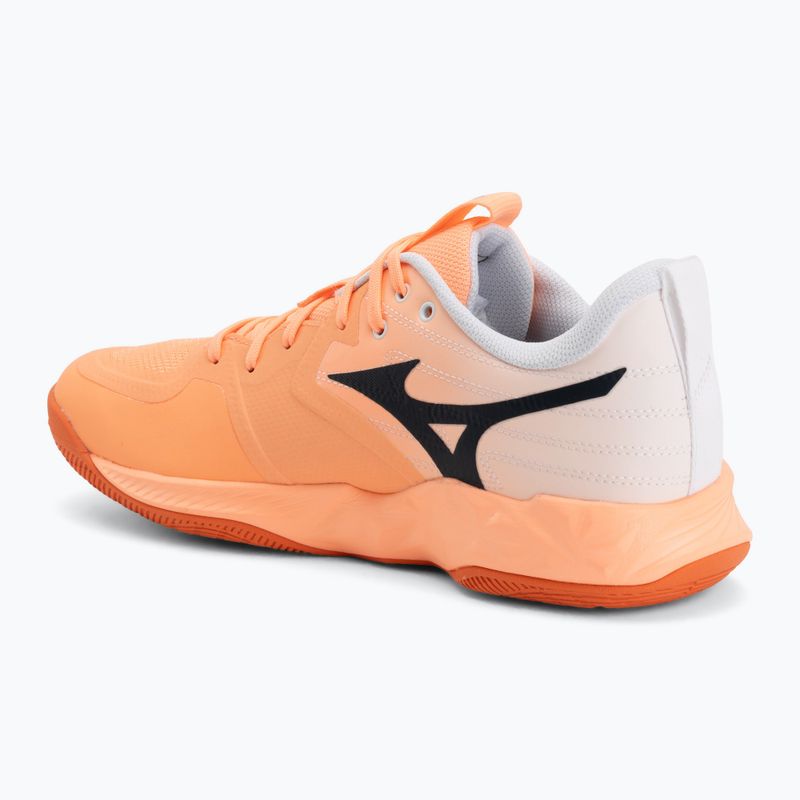 Scarpe da pallavolo Mizuno Wave Momentum Pro flamingo coral/carbon/white 3