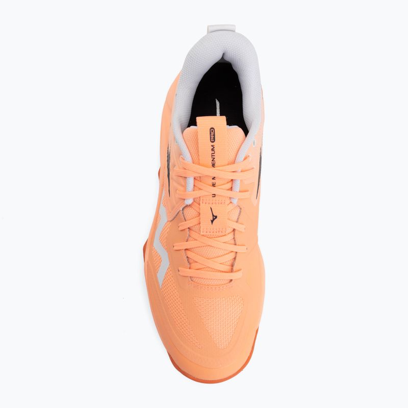 Scarpe da pallavolo Mizuno Wave Momentum Pro flamingo coral/carbon/white 4