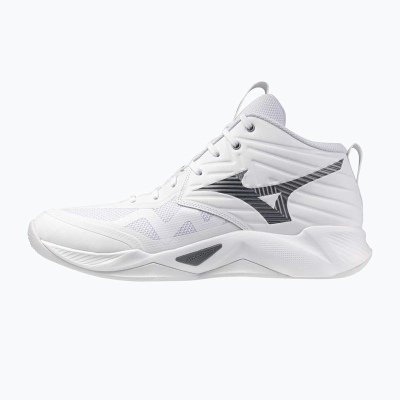 Scarpe da pallavolo Mizuno Wave Momentum Pro Mid white/metallic gray/black