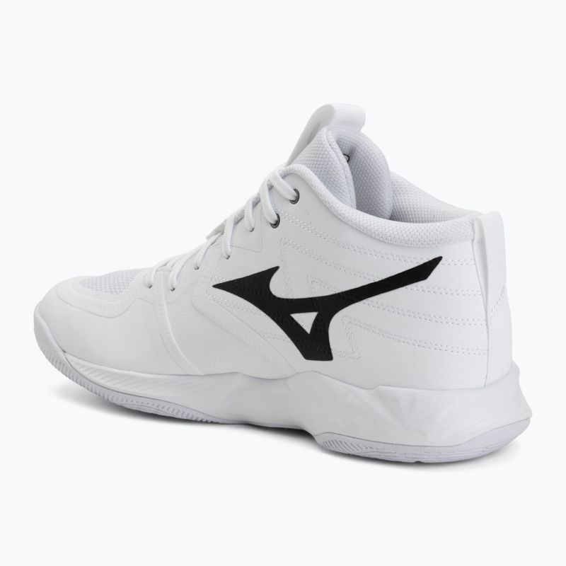 Scarpe da pallavolo Mizuno Wave Momentum Pro Mid white/metallic gray/black 3