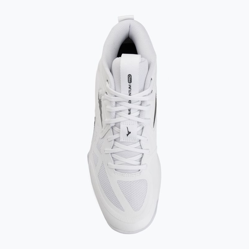 Scarpe da pallavolo Mizuno Wave Momentum Pro Mid white/metallic gray/black 5