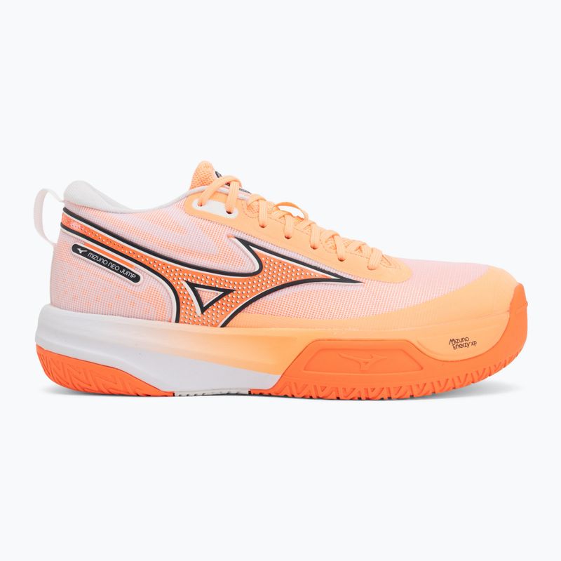 Scarpe da pallavolo Mizuno Neo Jump flamingo corallava orange/white 2