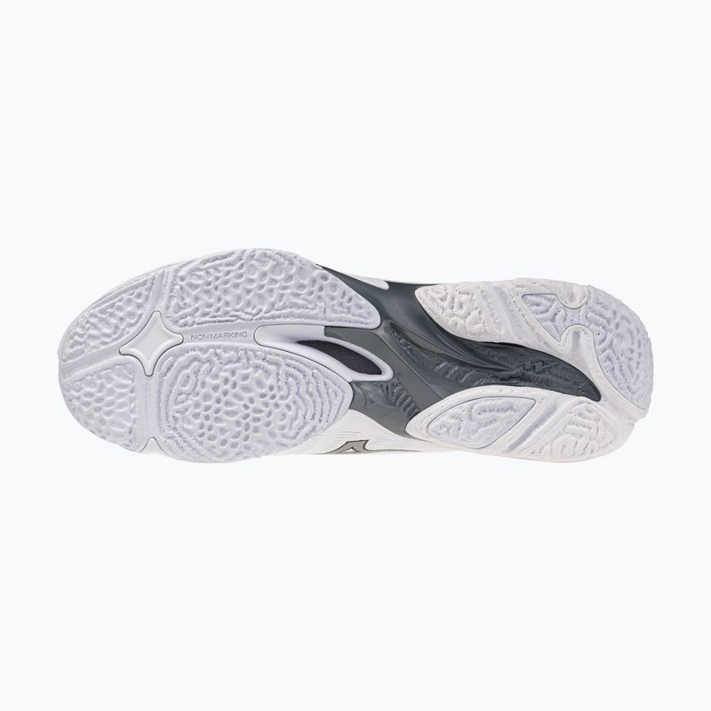 Scarpe da pallavolo Mizuno Wave Lightning Elite white/ultimate gray/black 4