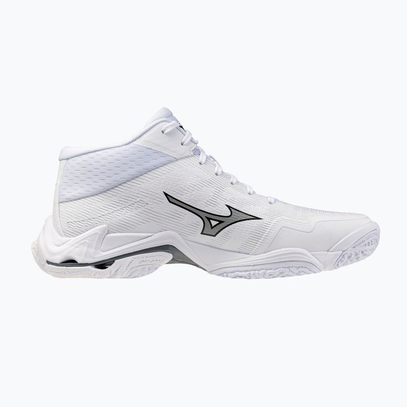 Scarpe da pallavolo Mizuno Wave Lightning Elite Mid White/Ultimate Gray/Black 2