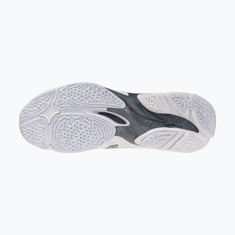 Scarpe da pallavolo Mizuno Wave Lightning Elite Mid White/Ultimate Gray/Black 4