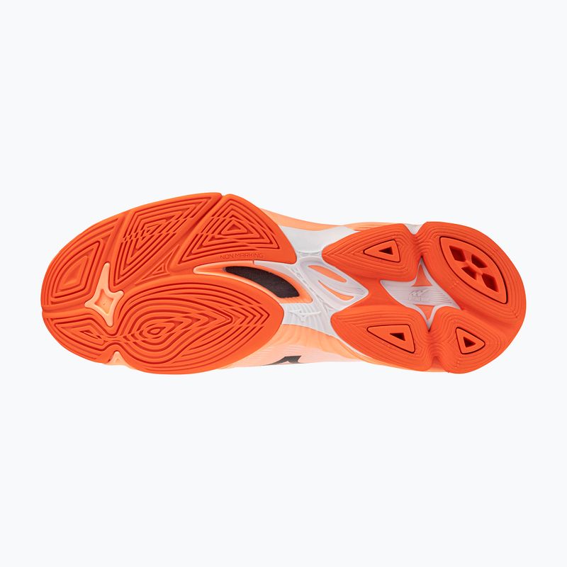 Scarpe da pallavolo Mizuno Wave Lightning Pro flamingo coral/carbon/white 4