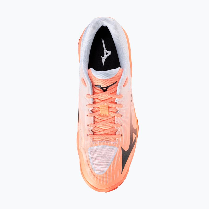 Scarpe da pallavolo Mizuno Wave Lightning Pro flamingo coral/carbon/white 5