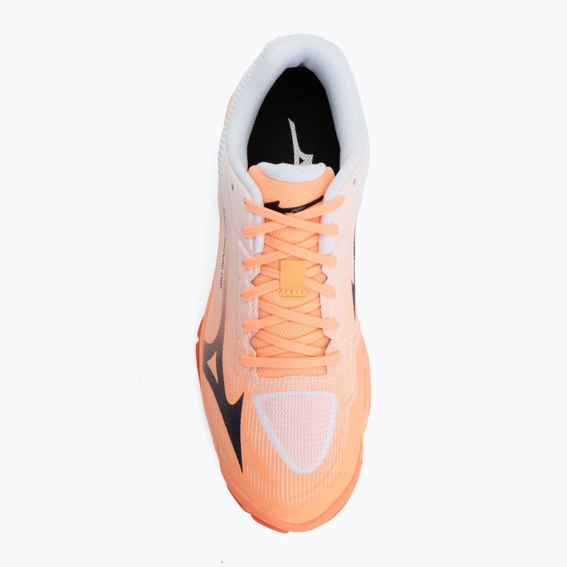 Scarpe da pallavolo Mizuno Wave Lightning Pro flamingo coral/carbon/white 5