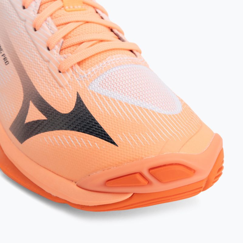 Scarpe da pallavolo Mizuno Wave Lightning Pro flamingo coral/carbon/white 7