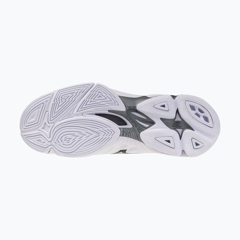 Scarpe da pallavolo Mizuno Wave Lightning Pro white/black/ultimate gray 4