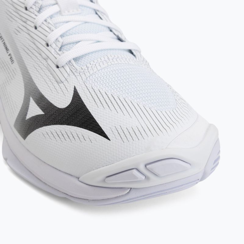 Scarpe da pallavolo Mizuno Wave Lightning Pro white/black/ultimate gray 7