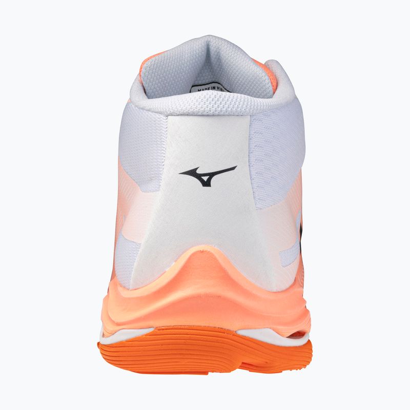 Scarpe da pallavolo Mizuno Wave Lightning Pro Mid flamingo coral/carbon/white 3