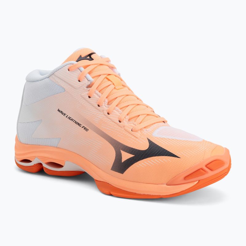 Scarpe da pallavolo Mizuno Wave Lightning Pro Mid flamingo coral/carbon/white