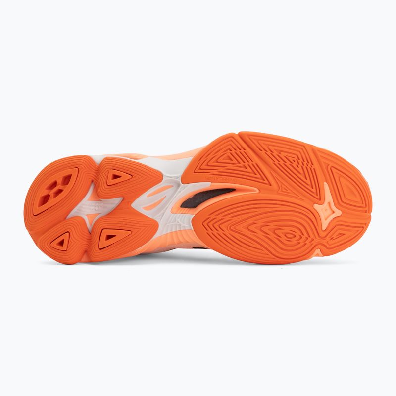 Scarpe da pallavolo Mizuno Wave Lightning Pro Mid flamingo coral/carbon/white 4