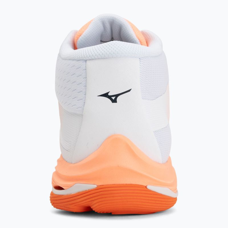 Scarpe da pallavolo Mizuno Wave Lightning Pro Mid flamingo coral/carbon/white 6