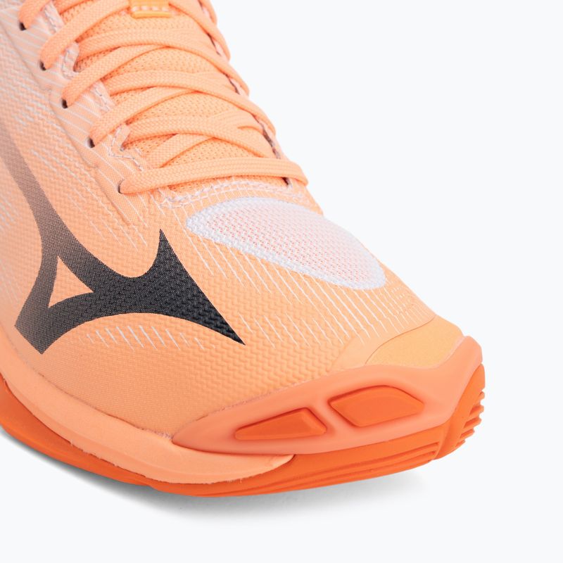 Scarpe da pallavolo Mizuno Wave Lightning Pro Mid flamingo coral/carbon/white 7