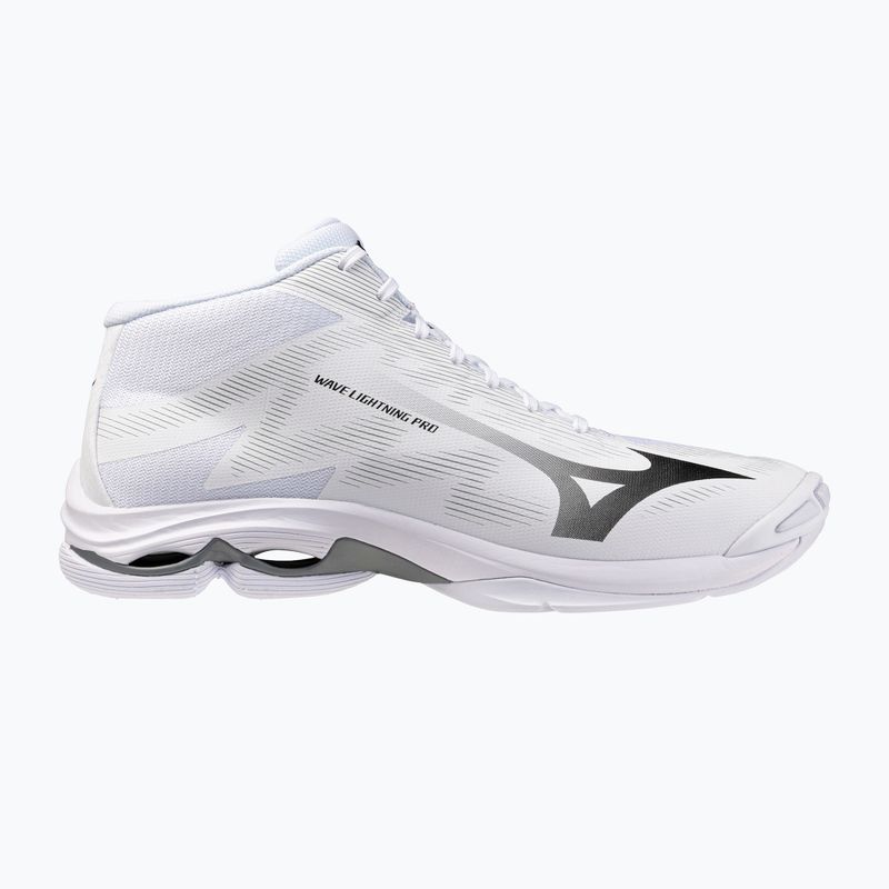 Scarpe da pallavolo Mizuno Wave Lightning Pro Mid white/black/ultimate gray 2