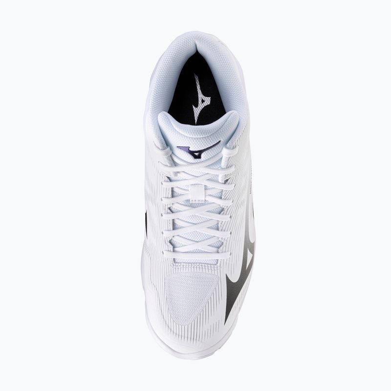 Scarpe da pallavolo Mizuno Wave Lightning Pro Mid white/black/ultimate gray 5