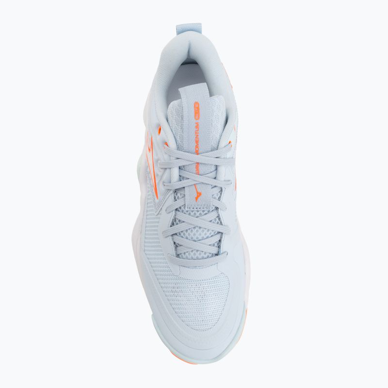 Scarpe da pallavolo donna Mizuno Wave Momentum Elite blue finch/white/lava orange 5