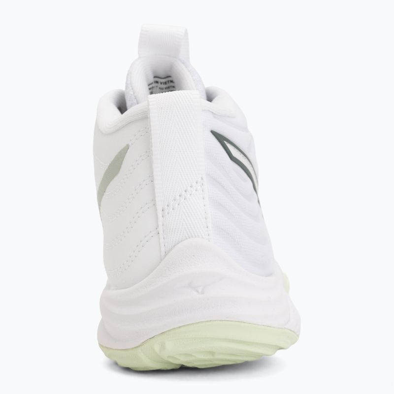 Scarpe da pallavolo donna Mizuno Wave Momentum Elite Mid white/balsam green/ambrosia 6