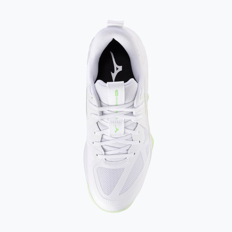 Scarpe da pallavolo donna Mizuno Wave Momentum Pro white/aqua gray/ambrosia 5