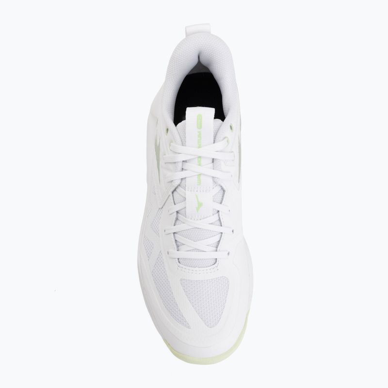 Scarpe da pallavolo donna Mizuno Wave Momentum Pro white/aqua gray/ambrosia 5
