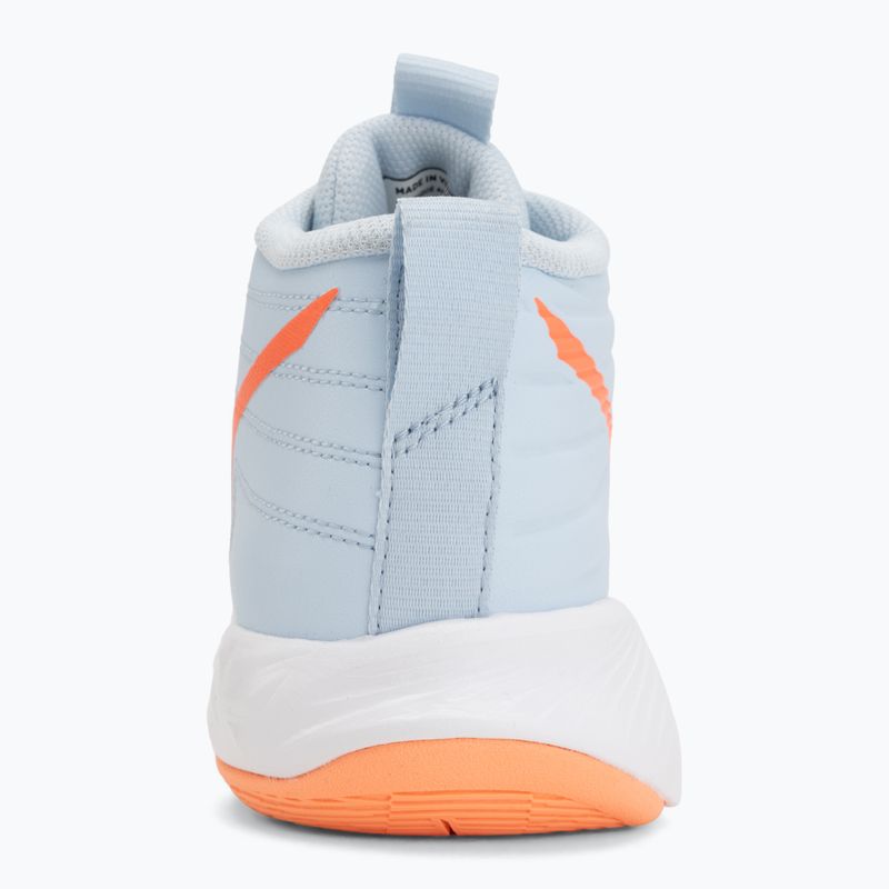 Scarpe da pallavolo donna Mizuno Wave Momentum Pro Mid blue finch/lava orange/flamingo coral 6