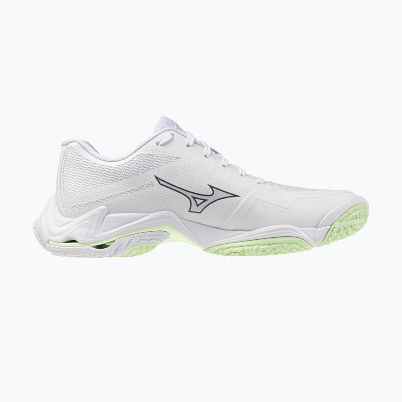 Scarpe da pallavolo donna Mizuno Wave Lightning Elite white/balsam green/ambrosia 2