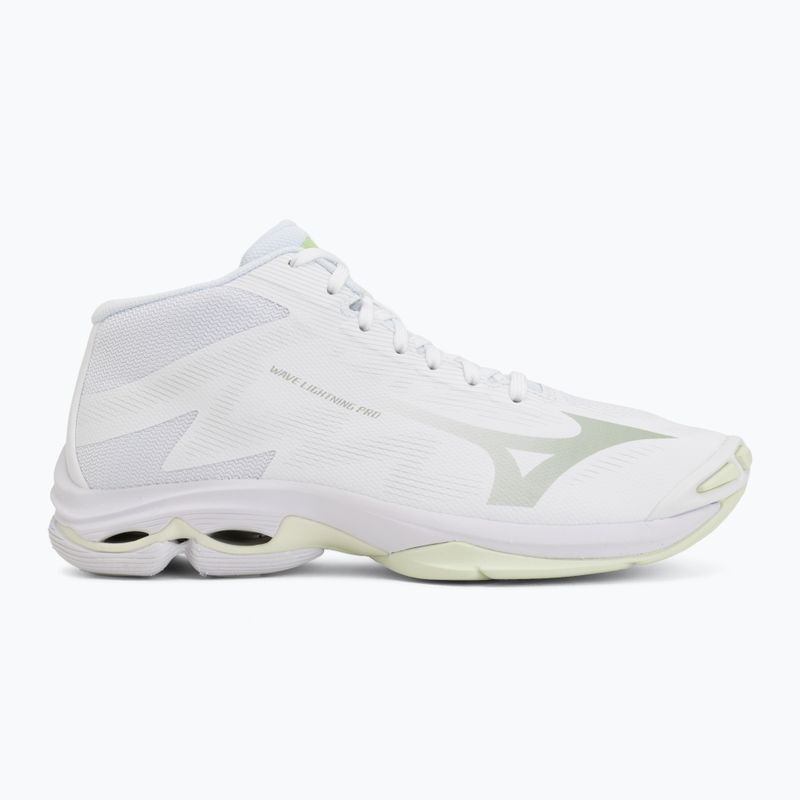 Scarpe da pallavolo donna Mizuno Wave Lightning Pro Mid white/aqua gray/ambrosia 2