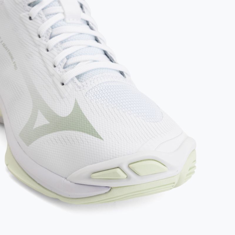 Scarpe da pallavolo donna Mizuno Wave Lightning Pro Mid white/aqua gray/ambrosia 7