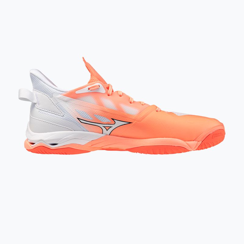 Scarpe da pallamano Mizuno Wave Mirage 5 flamingo coral/white 2