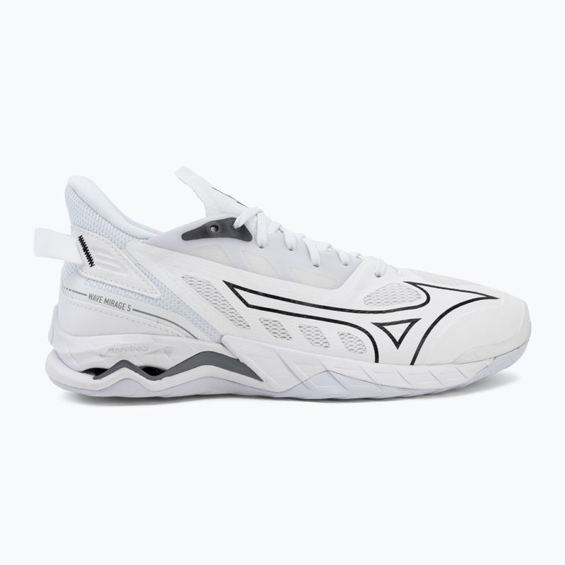 Scarpe da pallamano Mizuno Wave Mirage 5 white/black 2