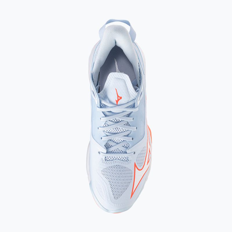 Scarpe da pallamano donna Mizuno Wave Mirage 5 blue finch/white 5